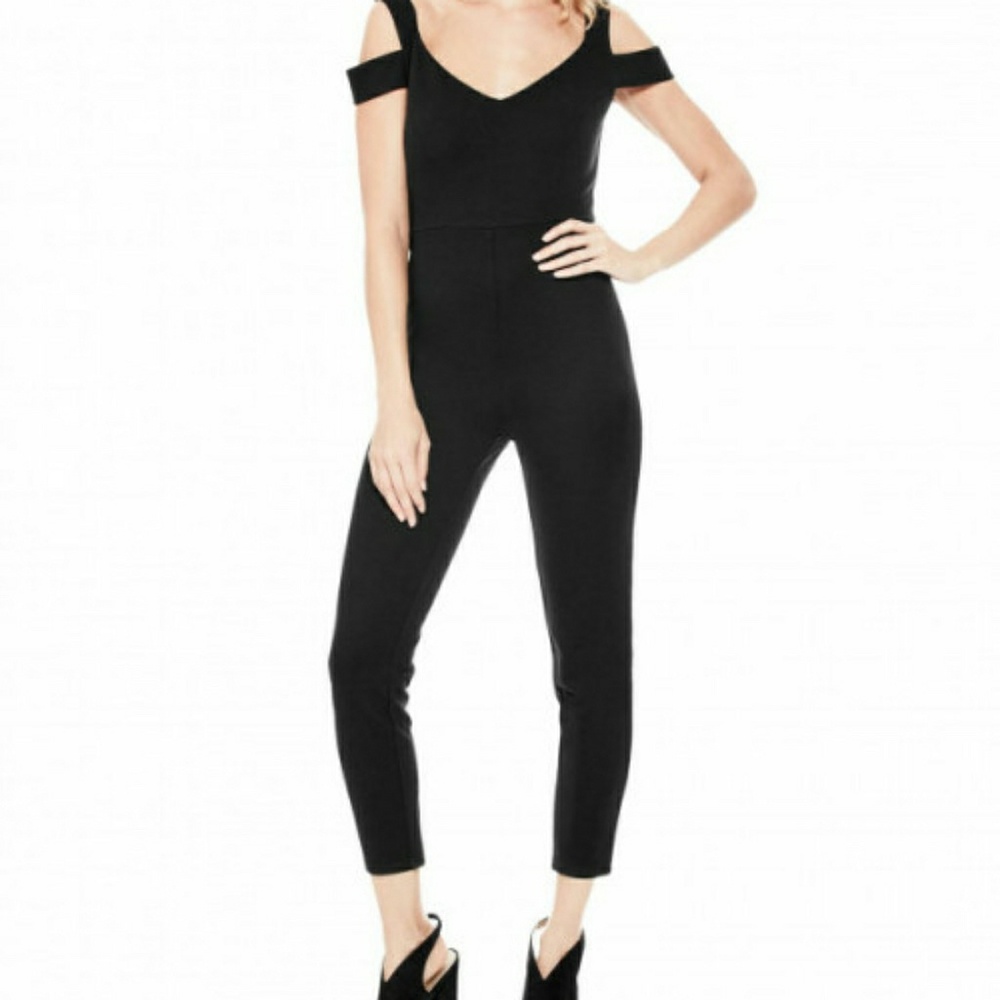GUESS Aiden Off-The-Shoulder Jumpsuit Size S